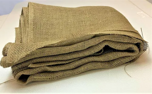 Miniatura 11 de 48 pulgadas x 15 pies en total 60 forros de arpillera para jardín, tejido suelto de yute para cama elevada, semilla de cobertura, mantillo y manta