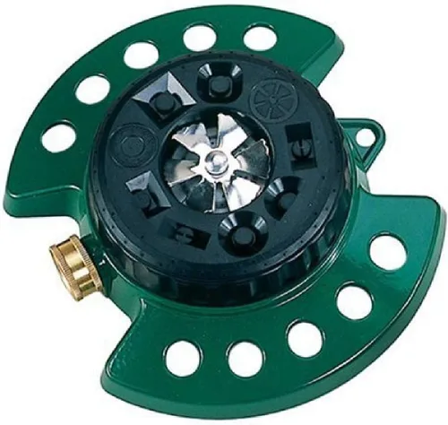Miniatura 9 de Dramm ColorStorm - Aspersor de transmisión por engranajes sobre base de metal resistente y duradera, 4 patrones, ideal para áreas pequeñas, medianas