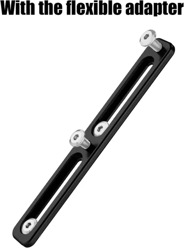 Miniatura 3 de Adaptador de jaula para botella de bicicleta, base de montaje B-RAD de aleación de aluminio ajustable en posición alterna, soportes de montaje