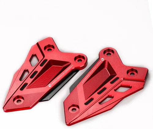 Miniatura 5 de Modeer Para Z900 2018-2023 Z900SE 2022-2023 Motocicleta CNC Reposapiés Protector de pedal Peg Heel Plates Protector Protector Z900 Z 900se Rojo-Negro