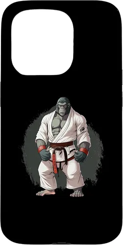 Miniatura 13 de iPhone 11 Gorilla In Judo Uniforme - Estuche japonés de artes marciales