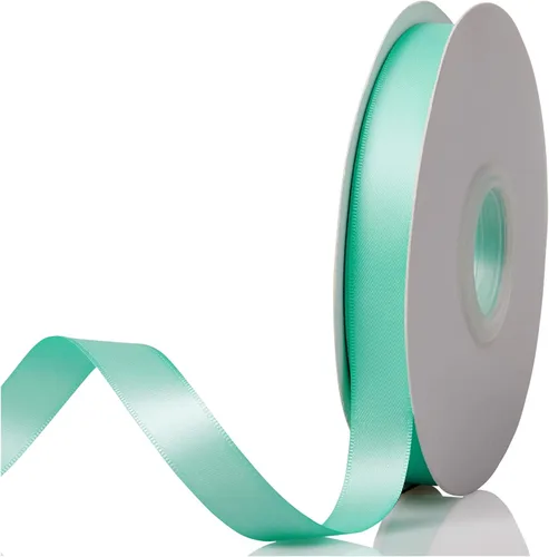 Miniatura 39 de Cinta de satén de doble cara verde manzana de 1-1/2 x 50 yardas, rollos de cinta de tela de alta densidad de color sólido, ideal para envolver