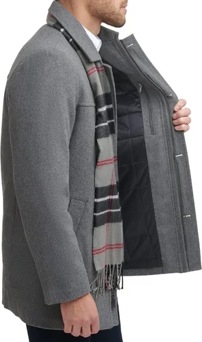 Miniatura 4 de Dockers Abrigo tipo bufanda Weston de mezcla de lana para hombre
