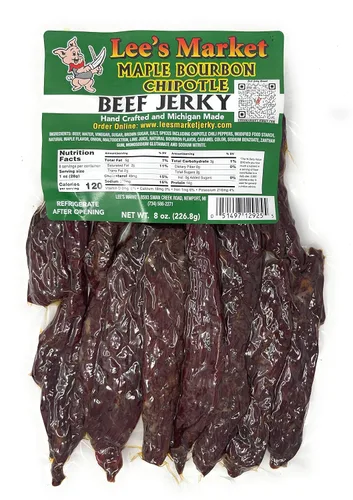 Miniatura 12 de Lee's Market Carne seca de rábano picante - Suave y tierna - Bocadillo saludable bajo en carbohidratos y sin gluten - Apto para paleo y keto