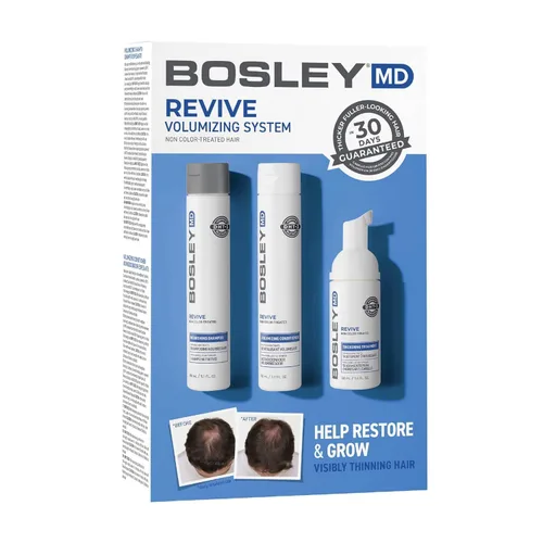 Miniatura 7 de BosRevive - Acondicionador voluminizador para un cabello notablemente adelgazante, sin tratamiento de color, palma enana americana con bloqueo