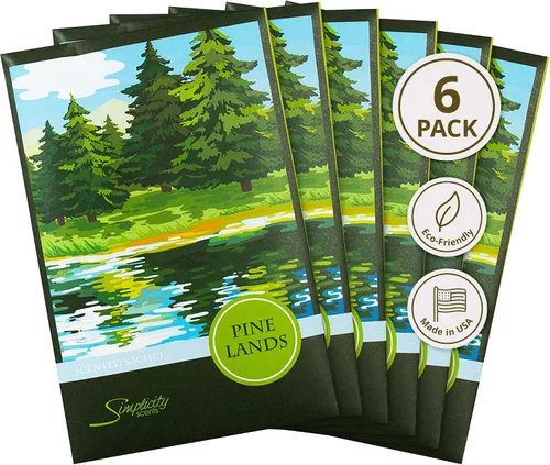 Miniatura 12 de Simplicity Scents - Paquete de 6 sobres perfumados de salvia y cítricos, para uso diario, bolsas perfumadas de larga duración, fragancia