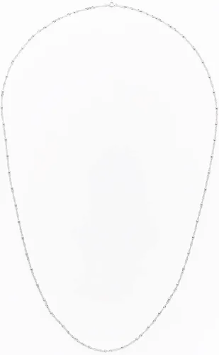 Miniatura 2 de Tienda Essentials Sterling Silver Singapore Bead Chain Station Necklace