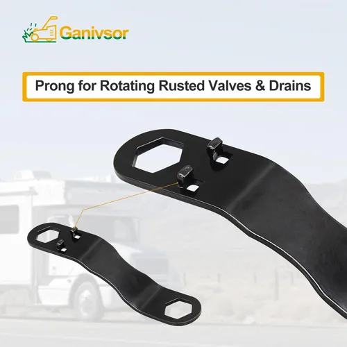 Miniatura 5 de Ganivsor Kit de tapón y llave de drenaje para calentador de agua para caravana, tapones de drenaje para calentador de agua, adecuado para tapones
