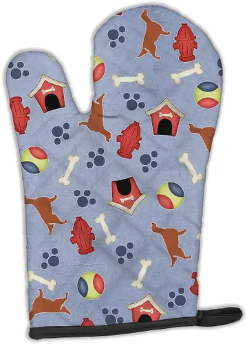 Miniatura 35 de Caroline's Treasures BB4872OVMT - Guante de horno de Navidad Affenpinscher resistente al calor, grueso para sartenes calientes y horno, manopla