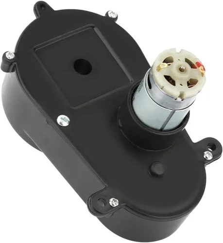 Caja de engranajes RS390 Caja de cambios de dirección de motor eléctrico con bajo ruido, para niños coche niños juguete (5600Rpm 12V)
