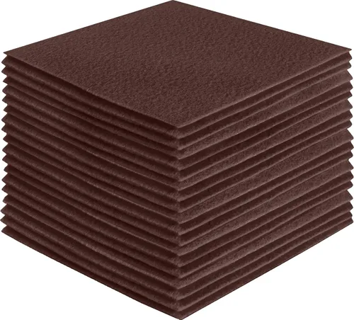 Miniatura 239 de FabricLA Hojas de fieltro acrílico para manualidades, cuadrados de fieltro precortados suaves de 4 x 4 pulgadas (3.9 in x 3.9 in), utiliza hojas