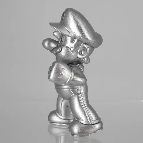 Miniatura 2 de Sanei Boeki Super Mario Figura Colección Metal Mario 1.57 x 1.57 x 1.96 pulgadas FCM-015 Japón Import con bolígrafo táctil original Stylus