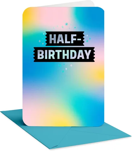 Miniatura 8 de American Greetings Tarjeta de medio cumpleaños (A Whole Lot)