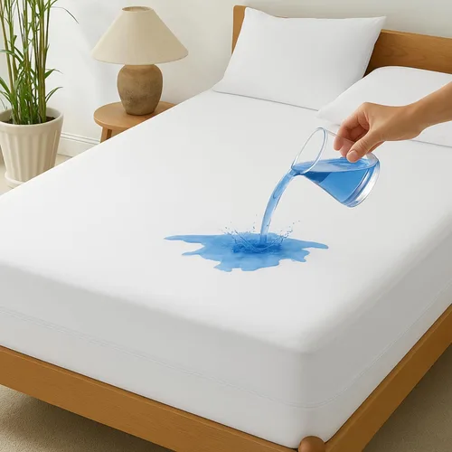 Miniatura 11 de COTTONPASSION Funda de Colchón con Cremallera, Protector de Colchón Impermeable Tamaño Twin, Transpirable y Silencioso Absorbente Funda de Colchón