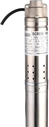 Miniatura 3 de Bomba Sumergible de Pozo de Tubo de Acero Inoxidable de 1/2HP 2" DE (Diámetro Exterior) con Salida de 1/2 pulgada, Bomba de Agua 220-240V, 50Hz