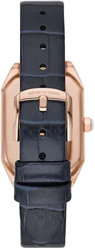 Miniatura 4 de Emporio Armani Womens Two-Hand Leather Watch