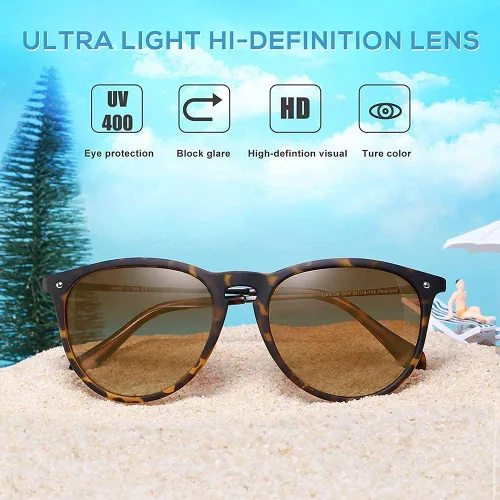 Miniatura 8 de Carfia Vintage Sunglasses for Women Polarized UV Protection Classic Retro