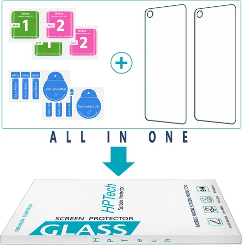 Miniatura 7 de Protector de pantalla de vidrio templado diseñado para Motorola Moto G Stylus (2021), dureza 9H, antiarañazos, sin burbujas