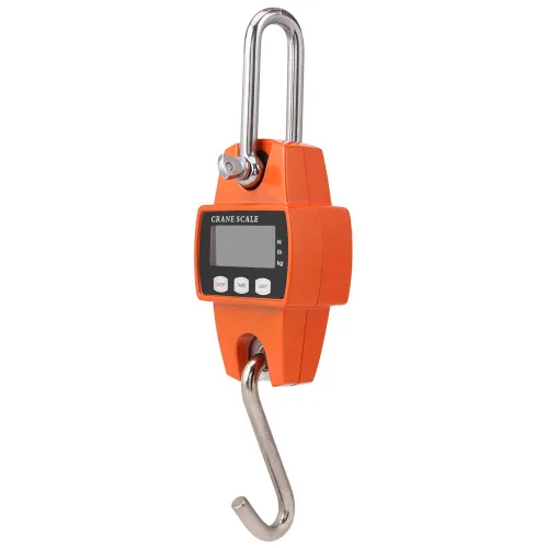 Miniatura 2 de 661.4 lbs Mini Escala Portátil LCD Digital Electrónico Gancho de Acero Inoxidable Colgante Pesaje Grúa Balanza Balanza