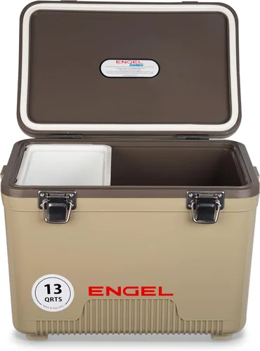 Miniatura 12 de Engel 13qt, refrigerador hermético, de secado al aire, Drybox y pequeña lonchera con carcasa dura para hombres y mujeres Rosa