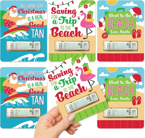 Miniatura 18 de Big Dot of Happiness Winter Wonderland - Juego de 6 tarjetas de dinero divertidas con diseño de copo de nieve para fiestas de vacaciones y boda