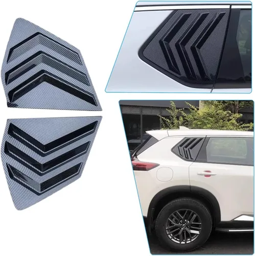 Miniatura 11 de BOYUER Para Nissan Rogue 2014-2020 Estilo Carreras Laterales Traseras Laterales Rejillas de Estilo Deportivo Cubierta de Rejillas de Cucharada