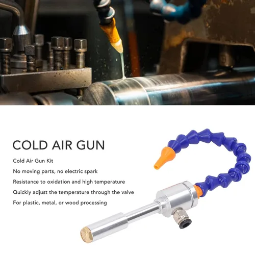 Miniatura 2 de Kit de pistola de enfriamiento de aire frío, pistola de enfriamiento seco de aire caliente Vortex para soldadura, unión, sellado térmico, pistola