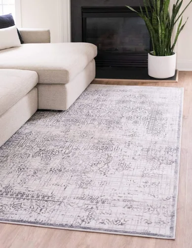 Miniatura 11 de Unique Loom Aberdeen Collection - Alfombra de área Stanhope (2' 7" x 6' 1" camino, gris/beige)