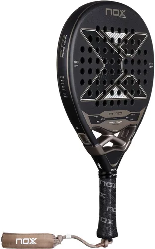 Miniatura 3 de NOX Padel Racket EA10 Ventus 12K Xtrem Carbon Fiber Face with MLD Black Eva Core EOS Tunnel Agility with Custom Grip & Dual Spin Surface.