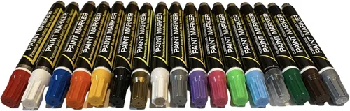 Miniatura 12 de Marcador de pintura esmaltada de ventaja competitiva MPD Permanente Impermeable Resistente a los rayos UV