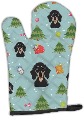 Miniatura 79 de Caroline's Treasures BB4020OVMT Dog House Collection Border Collie - Guante de horno grueso resistente al calor para sartenes calientes y horno