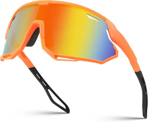 Miniatura 10 de FEISEDY Gafas de sol deportivas para hombres y mujeres, gafas de ciclismo con protección UV, para béisbol, esquí, correr, golf, B0082