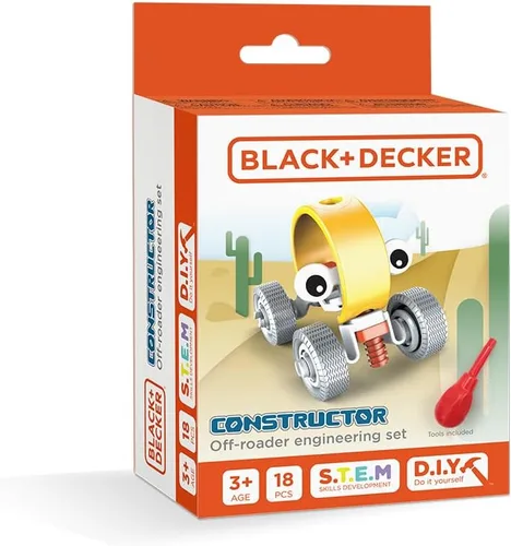 Red Tool Box Constructor Jr - Conjunto de Ingeniería Off-Roader 18 Piezas
