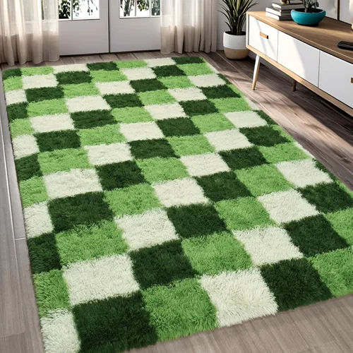Miniatura 42 de Alfombras de Pasillo Suaves de Color Azul Marino para Dormitorio, Alfombra de Cabecera de 2x6 pies, Alfombras Esponjosas de Felpa, Alfombra de Área