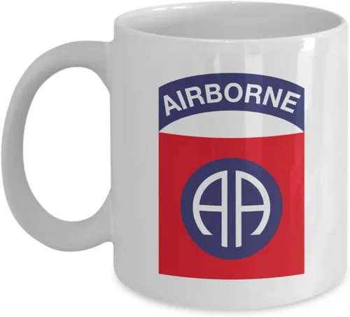 Miniatura 7 de 82nd Airborne - Taza de café del ejército, ambos lados