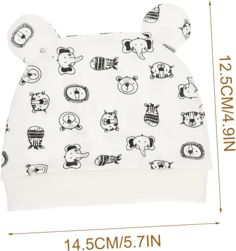Miniatura 6 de GALPADA 1 Unidades De Bebé Sombrero Conjunto De Bebé Gorrita Gorros Bebé Pies Cubiertas Anti- Scratch Mitones Sombrero Infantil Bebé Calcetín Bebé