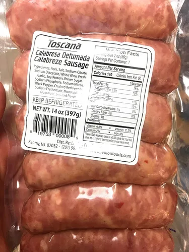 Miniatura 2 de Salchicha Linguica Brasileña Calabresa