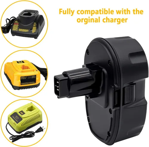 Miniatura 3 de Akkopower Batería de repuesto de 18 V para DeWalt: paquete de 2 baterías XRP de 5.0Ah 18 voltios para herramientas eléctricas inalámbricas DC9096