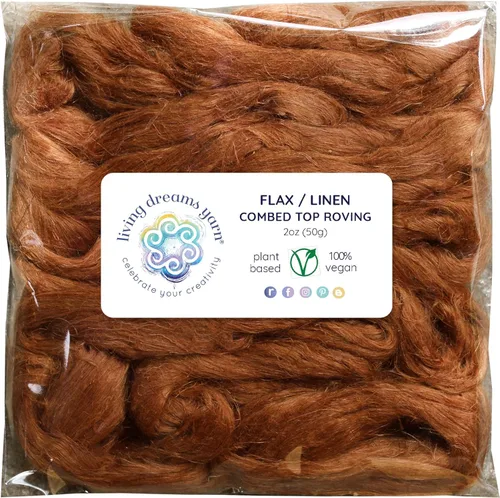 Miniatura 39 de Fibra de algodón para hilar, mezclar, fieltro y arte de fibra. Suave peinado vegano Top Roving. Merlot