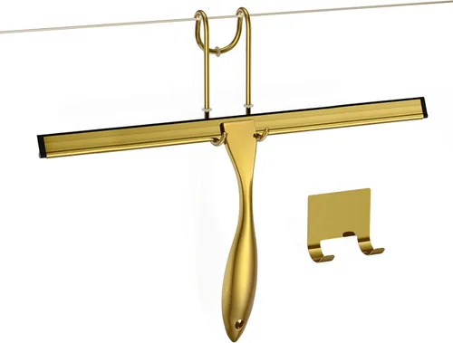 Juego de escobilla de ducha de acero inoxidable de 14 pulgadas, escobilla multiusos para baño, puertas de ducha, espejos, azulejos y ventanas de