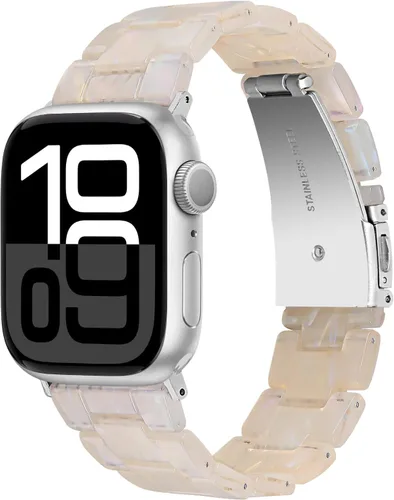 Miniatura 17 de Miimall Women Resin Bands for Apple Watch Series 10 9 8 7 6 5 4 3 2 1 Ultra SE Colorful Dressy Cute Classy Lightweight Comfort 38mm 40mm 41mm 42mm