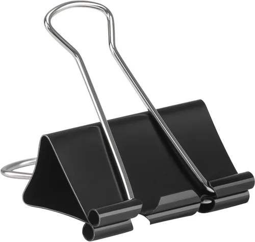 Miniatura 11 de Paquete de 48 clips de carpeta extra grandes de 2 pulgadas, clips de papel jumbo, abrazaderas de papel grandes, clips de carpeta de tamaño grande