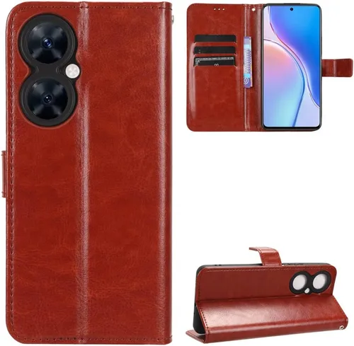 Miniatura 8 de Funda para Honor X50i, funda de cuero con tapa para Honor X50i 5G CRT-AN00 Case Gold Oro