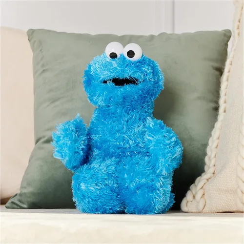 Miniatura 2 de Barrio Sésamo Plush, Cookie Monster, 12 pulgadas, Azul Cookie Monster oficial de 12