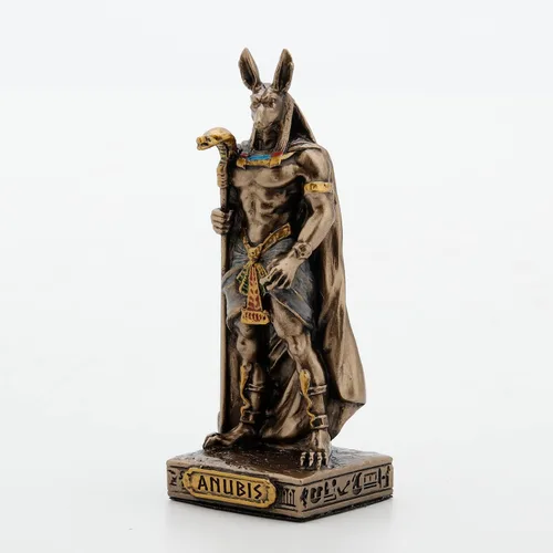 Miniatura 3 de Veronese Design Anubis - Figura coleccionable del Dios de los Muertos, estatua coleccionable de mitología egipcia para decoración del hogar, negro