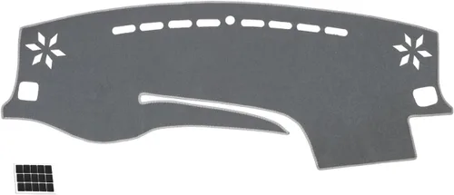 Miniatura 48 de TUCAREST Funda para salpicadero Compatible con Ch-Evy Silverado 1500/2500 HD/3500 HD 2019-2023, GM-C Sierra/HD 2500/ HD 3500 2019-2023, alfombrilla