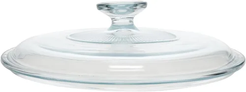 Miniatura 3 de CorningWare G-5C - Tapa de vidrio de repuesto redonda acanalada transparente de 1.5 cuartos de galón