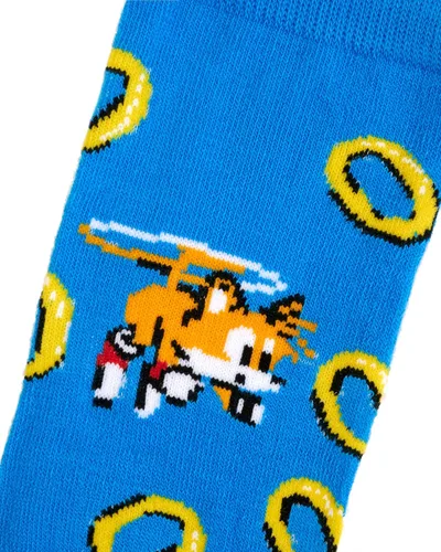 Miniatura 2 de Sonic The Hedgehog Mens 2 Pack Crew Socks