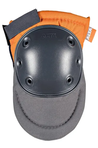 ALTA 50900.50 AltaPRO Rodillera Protectora, Tela de Nylon Cordura Gris/Naranja, Cierre AltaGrip, Tapa Dura, Redonda, Gris