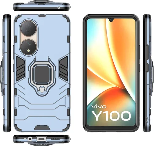 Miniatura 9 de Funda para Xiaomi Redmi Note 12S 4G Caso,Soporte de montaje magnético para coche Funda Shell para Xiaomi Redmi Note 12S 4G Caso Azul